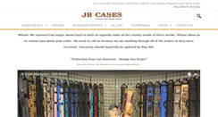 Desktop Screenshot of jbcases.com