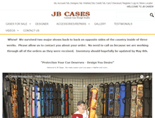 Tablet Screenshot of jbcases.com